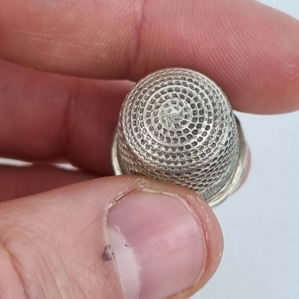 Vintage Solid Silver Thimble Birmingham 1988 Swann Thimbles