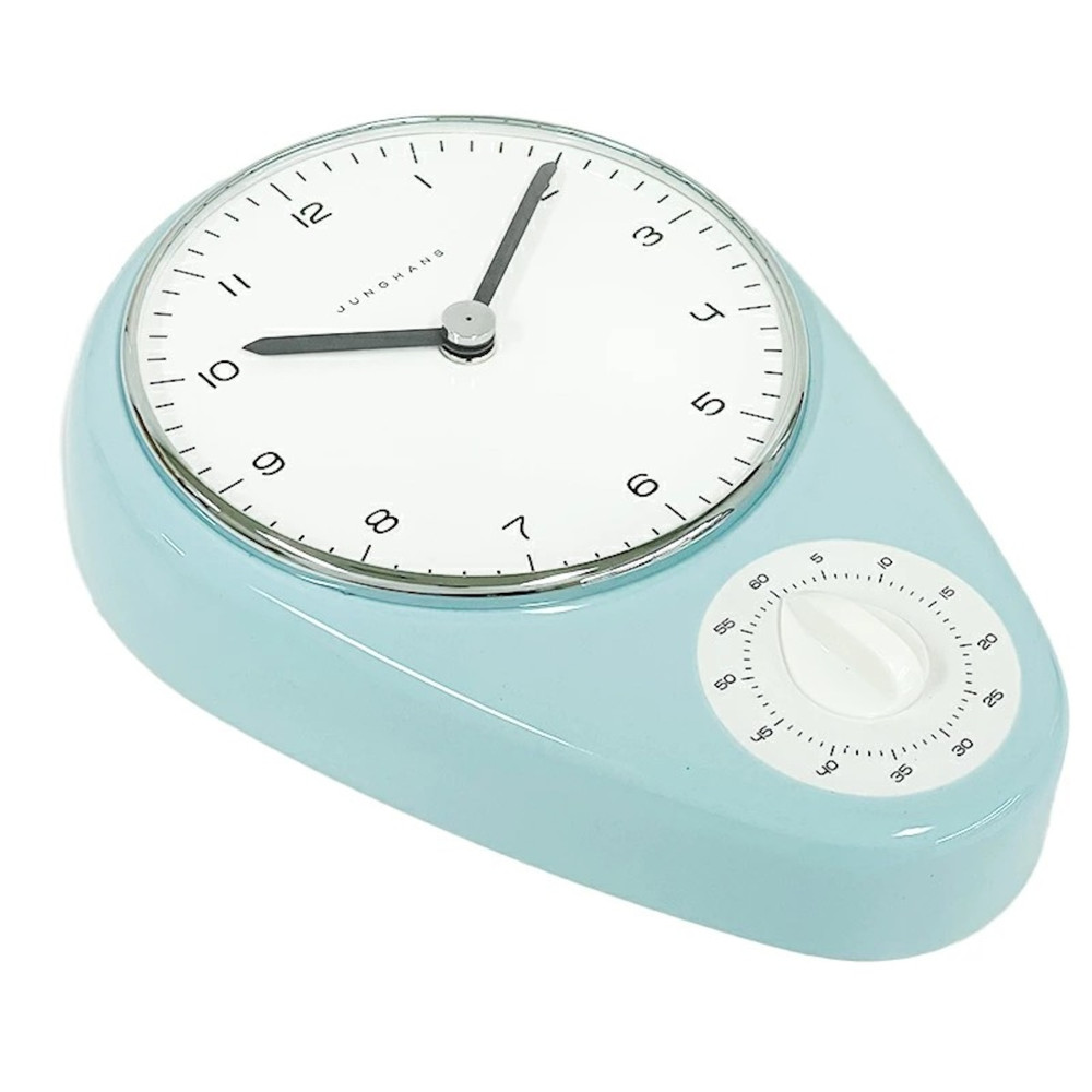 JUNGHANS Kitchen Clock Wall Clock Max Bill Quartz Rare New w/Case
