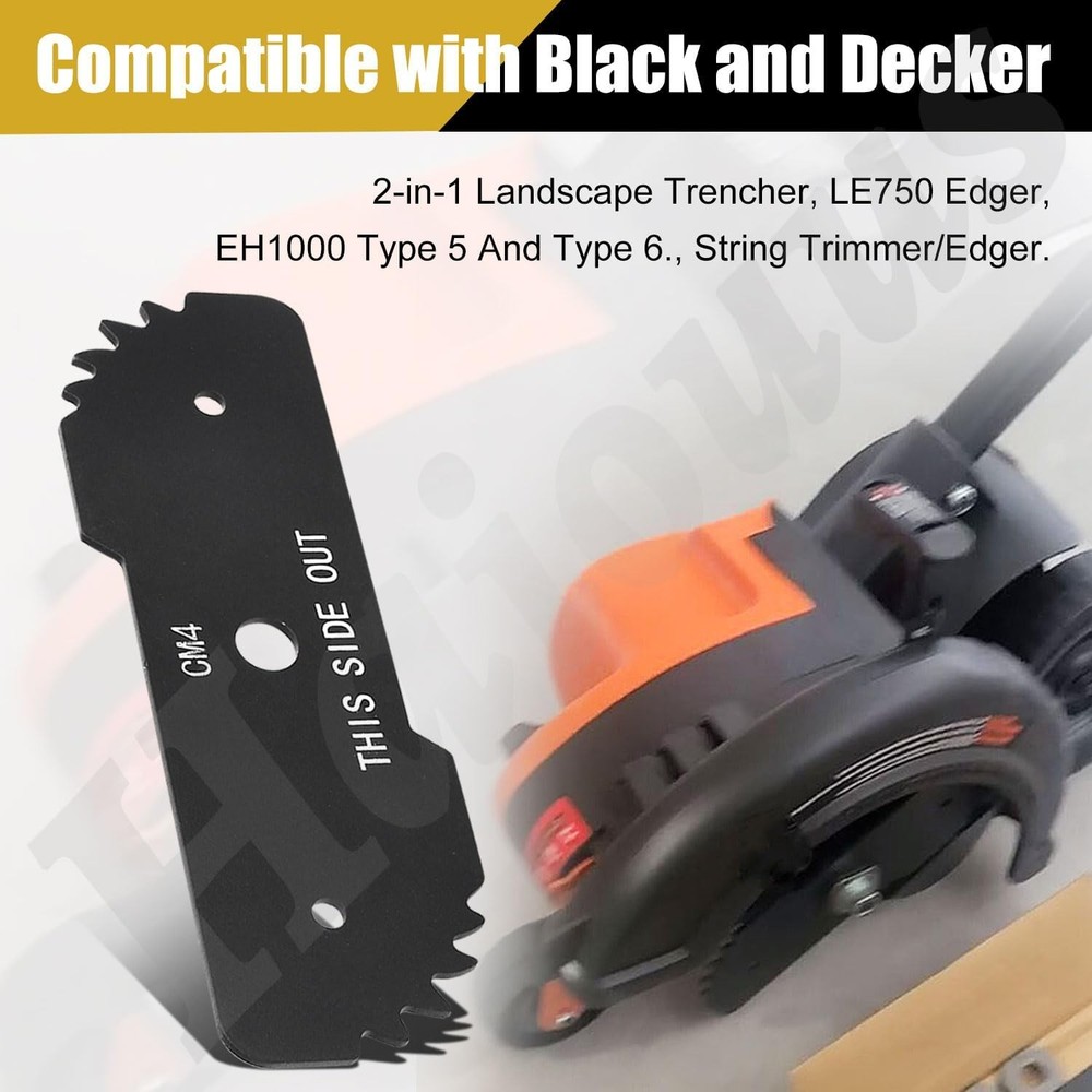 7-1/2" EB-007 Edge Hog Heavy-Duty Edger Replacement Blades, Compatible with...