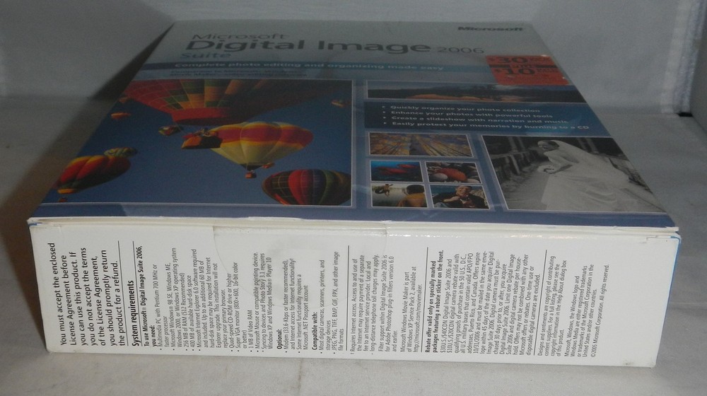NEW SEALED Microsoft Digital Image Suite 2006 Windows PC Photo Editing Program