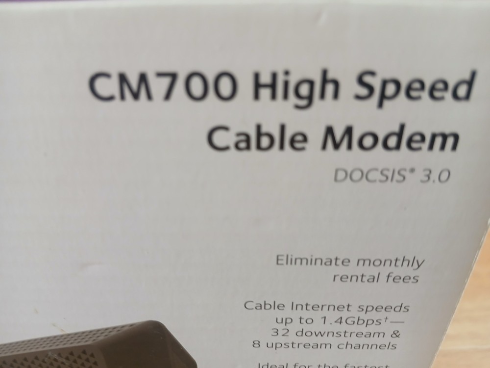 Netgear CM700 High Speed Cable Modem