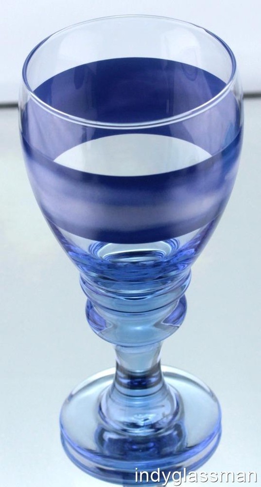 Libbey NOVA BLUE Water Glass Goblet NMC
