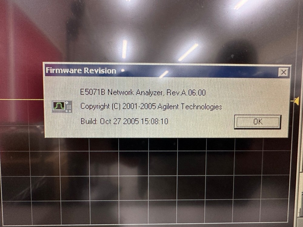 Agilent E5071B ENA RF Network Analyzer - 300 kHz to 8.5 GHz