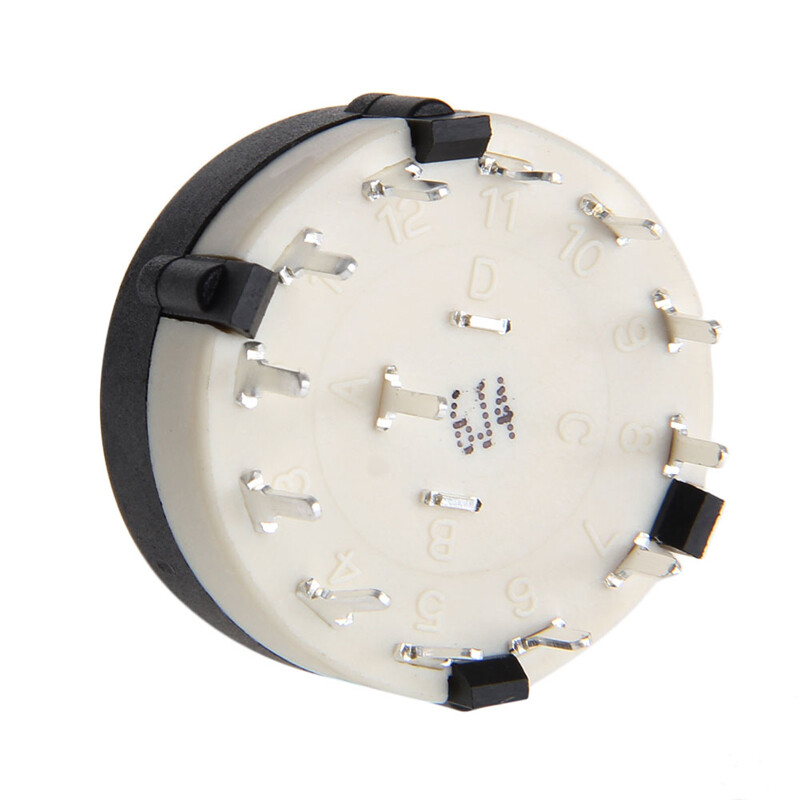 Channel Selector Switch Single Deck Rotary Switch Band Selector 1P12T