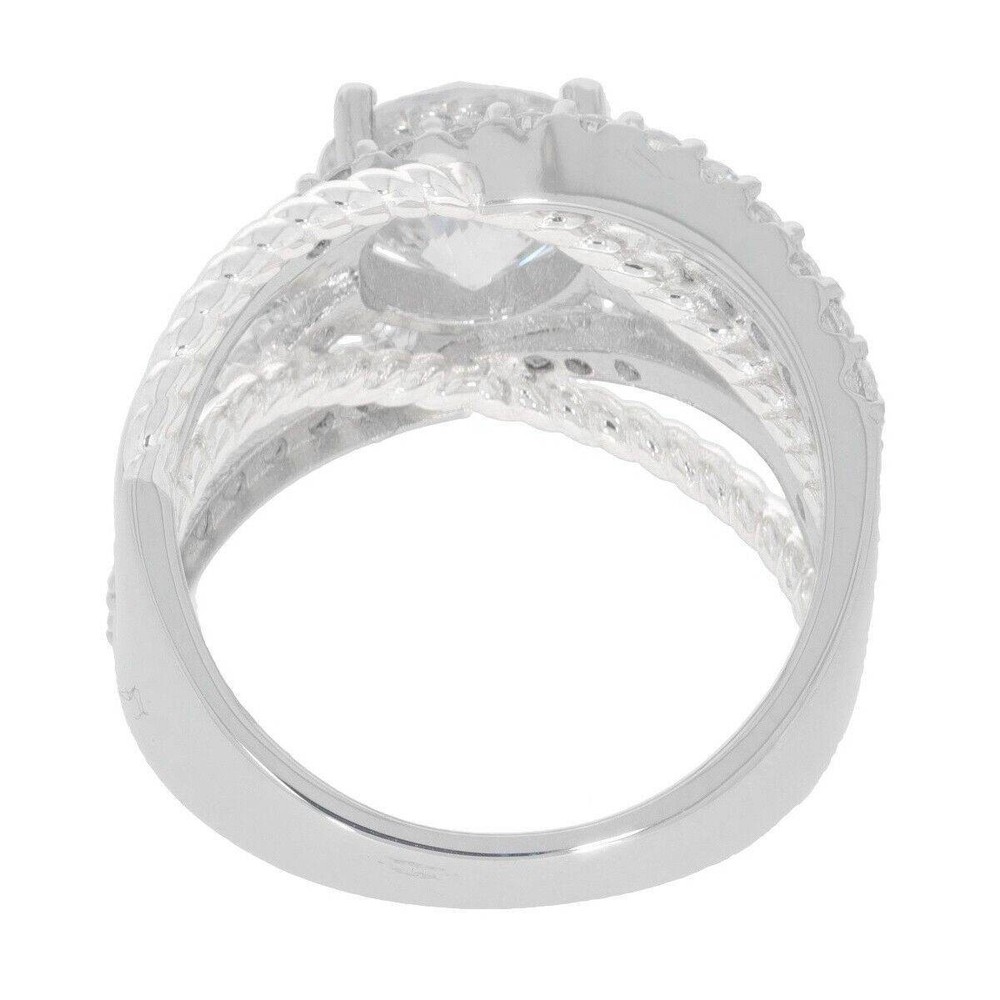 Sterling Silver Semi Mount Ring Setting Round RD 8.5x8.5mm