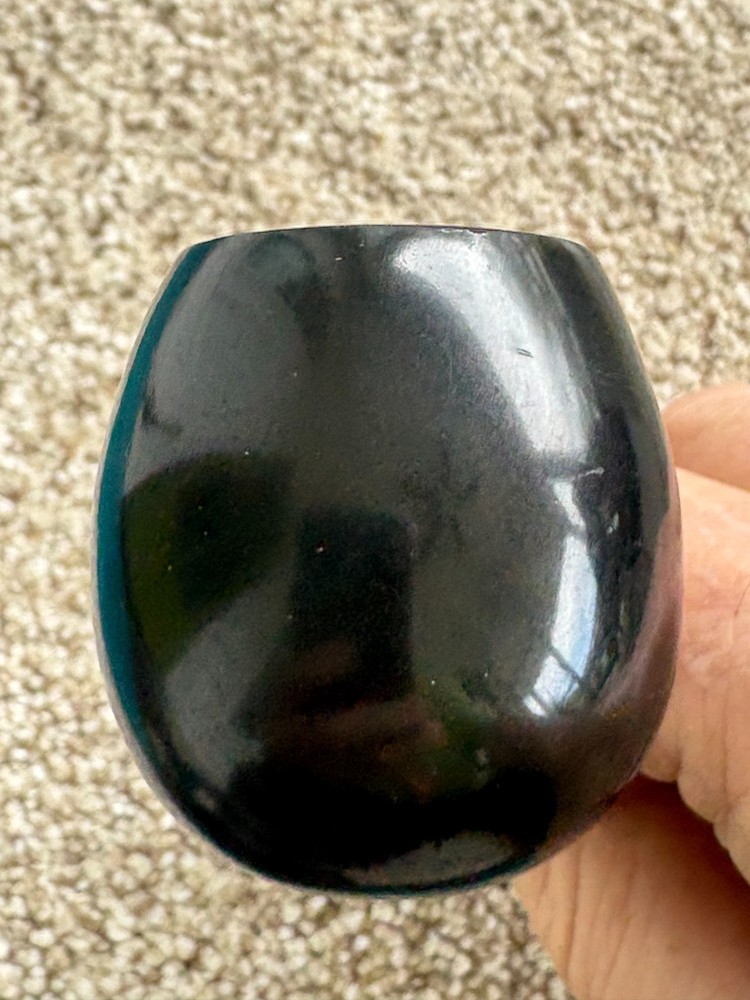 "THE PIPE" Apple 1960’s Black Space Age Materials Hard Nylon Stem