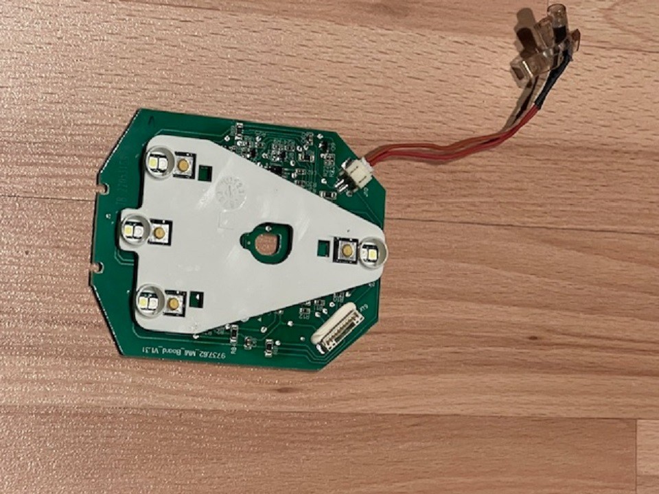 Nespresso Zenius front panel MMI