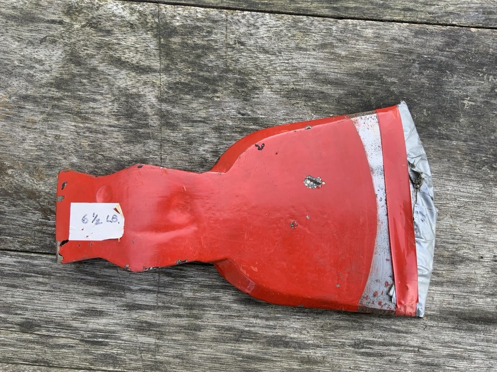Vintage Large Broad Head Hewing Axe  6.5lbs