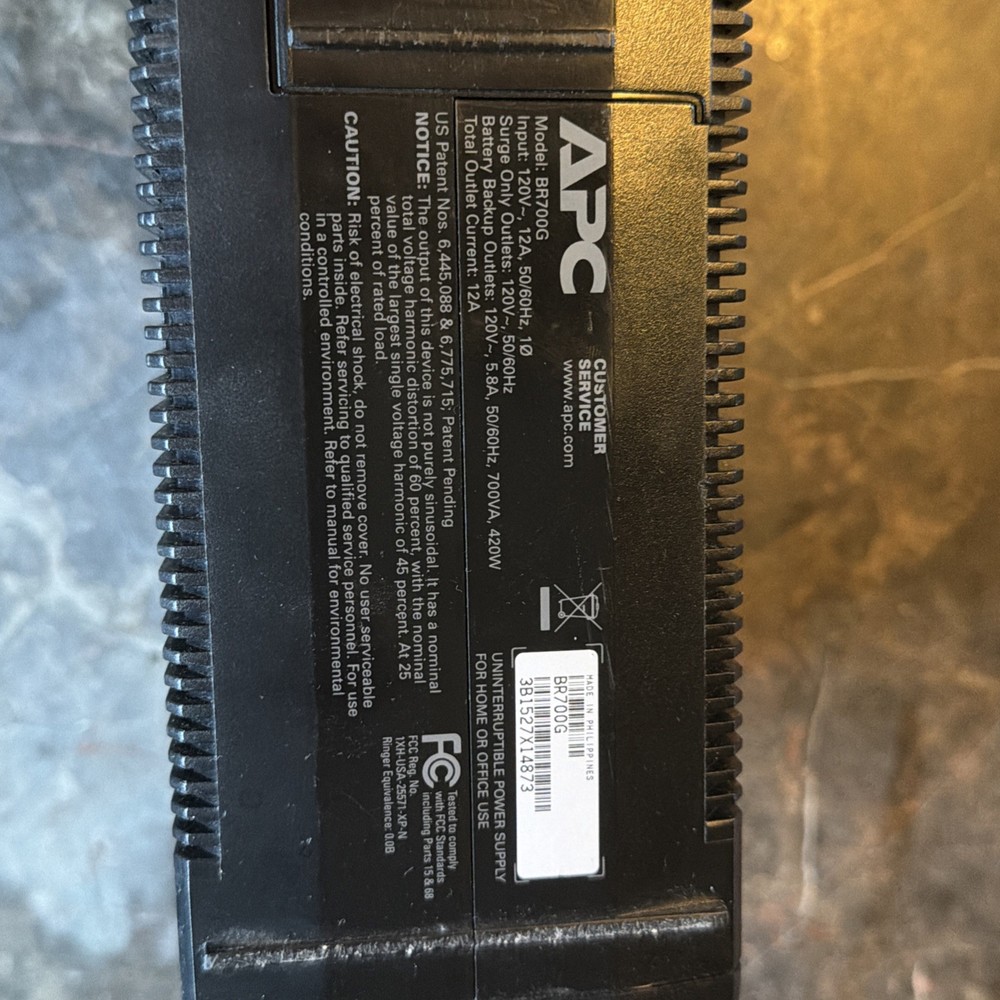 APC Back-Ups Pro 700 Tested NO BATTERY