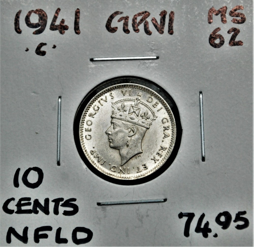 1941-c Newfoundland 10 cents