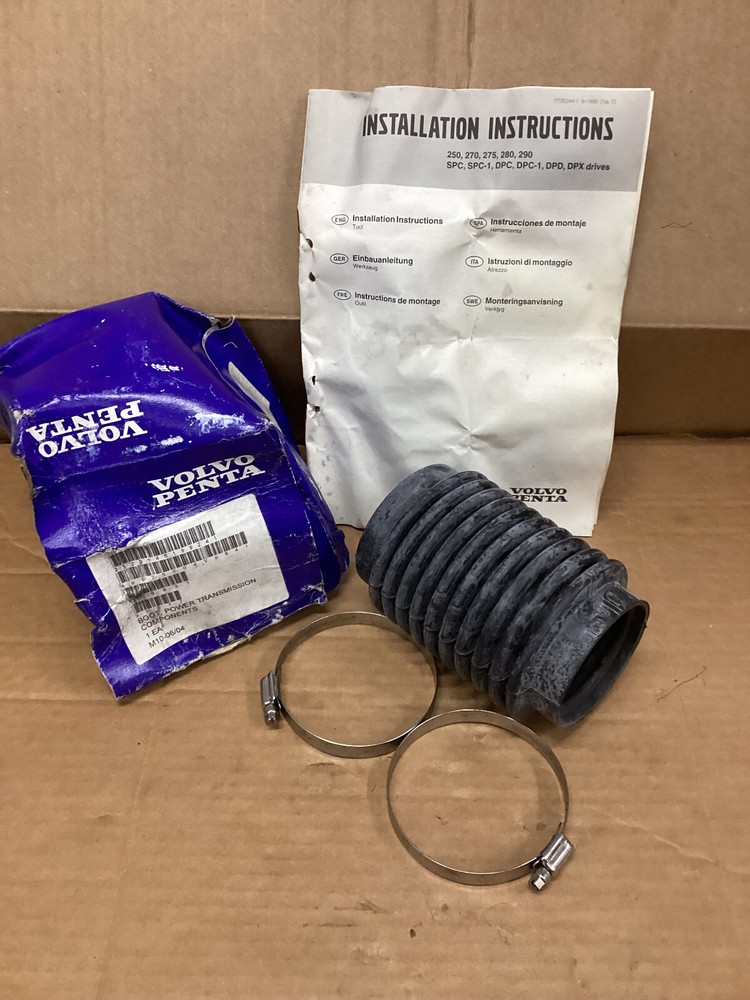 Rubber exhaust bellows kit/Volvo pn#876631