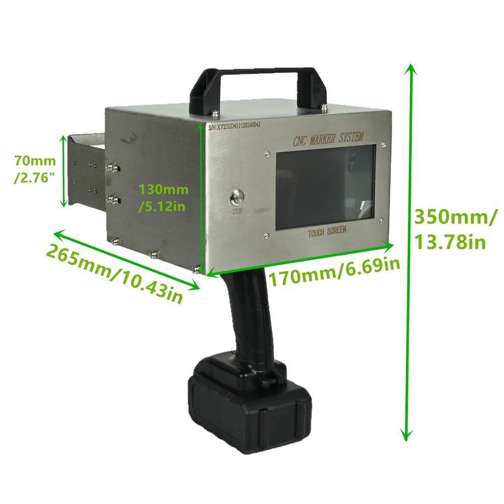Electric Dot Peen Marking Machine VIN Code Number Engraving Embossing Stamping