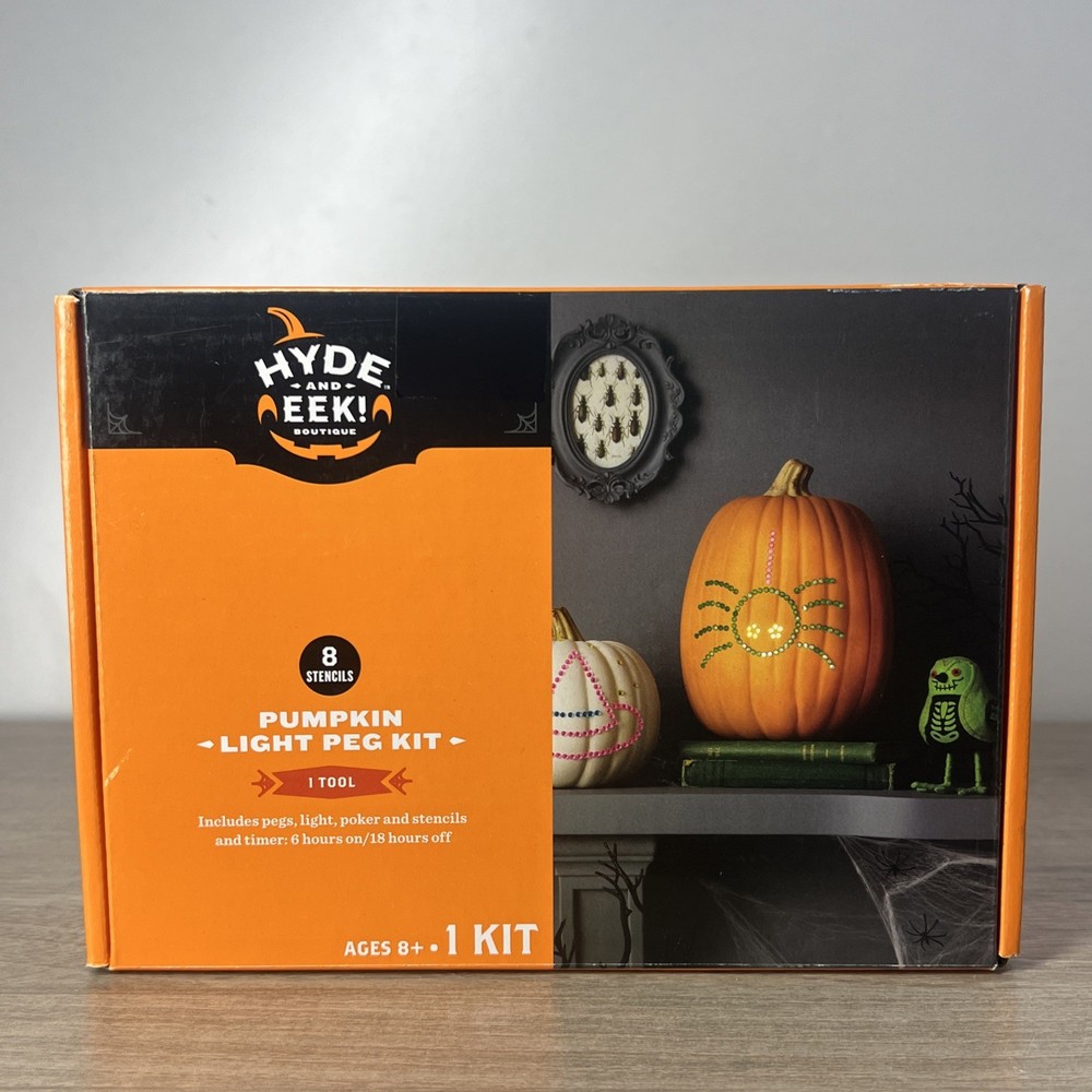 Target Hyde & Eek ~ Pumpkin Light Peg Kit ~ Halloween 2025 ~ NEW