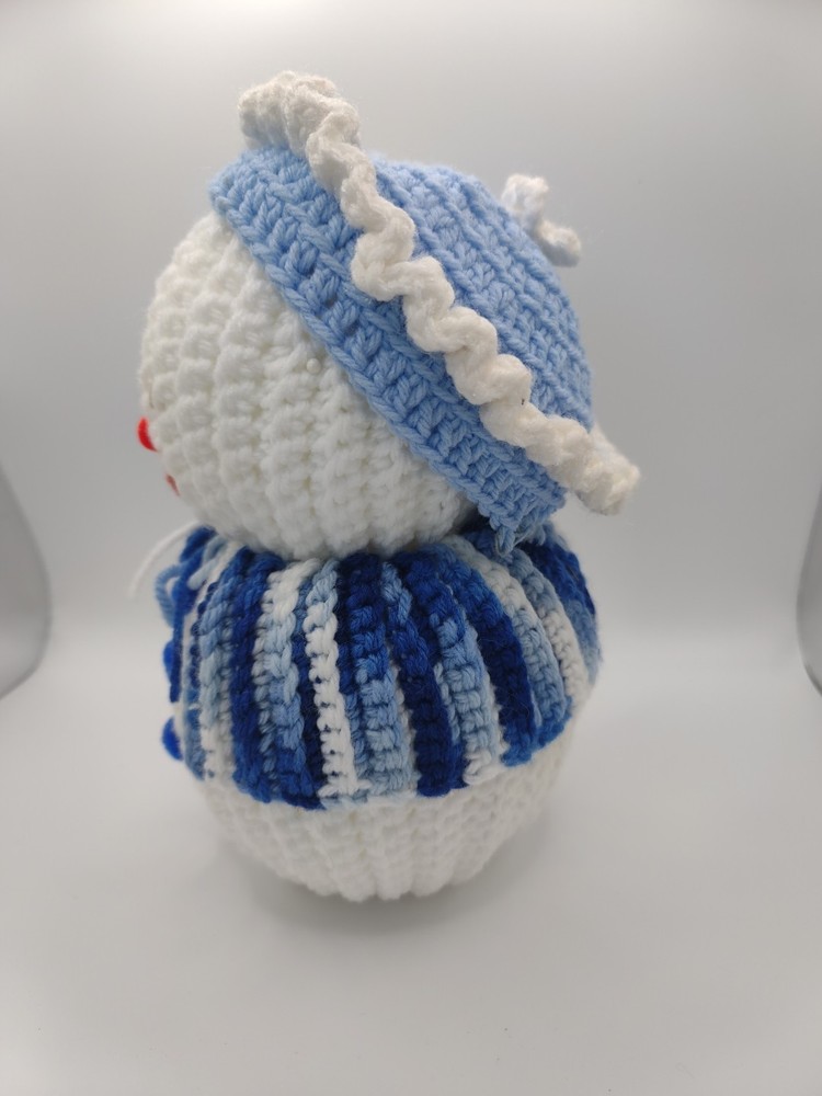 Hand Made Crochet Snowmen