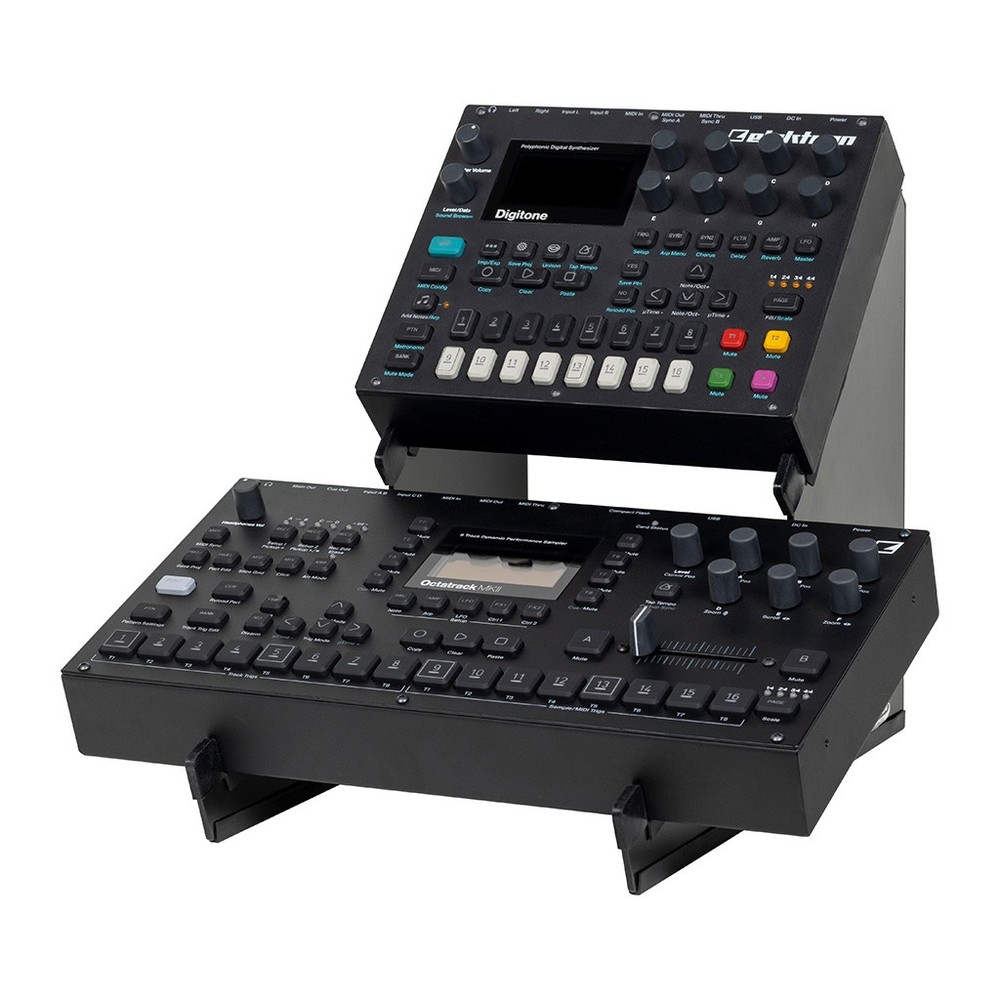 Headliner HL22052 - Headliner 2-Tier Desktop Synth Stand