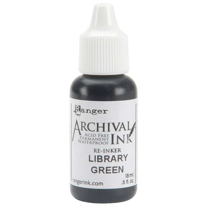 Archival Pad Re-Inker .5oz Library Green