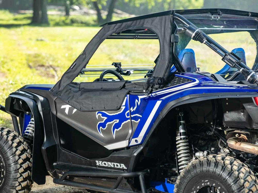 SuperATV Primal Soft Cab Enclosure Upper Doors Honda Talon/Standard/ Windshield