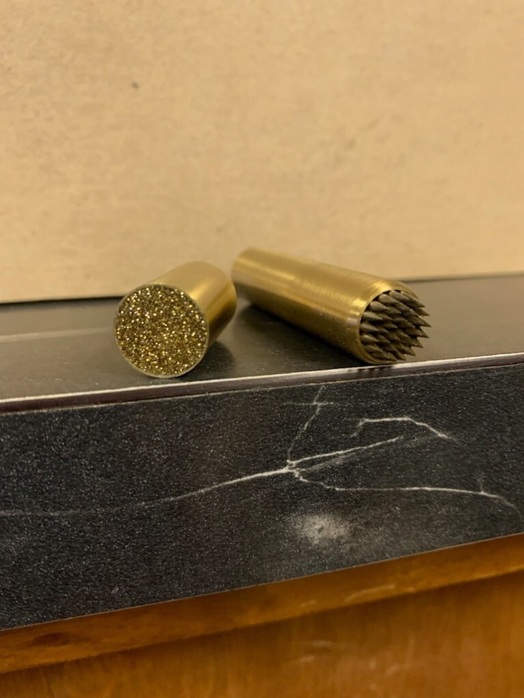 Solid Brass Tip-Pik Cue Tip Tool, tip tool, Hold chalk better