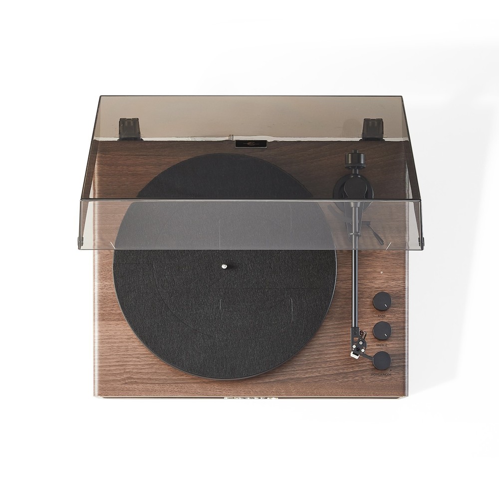 Crosley Stave Record Player - Walnut/Gold