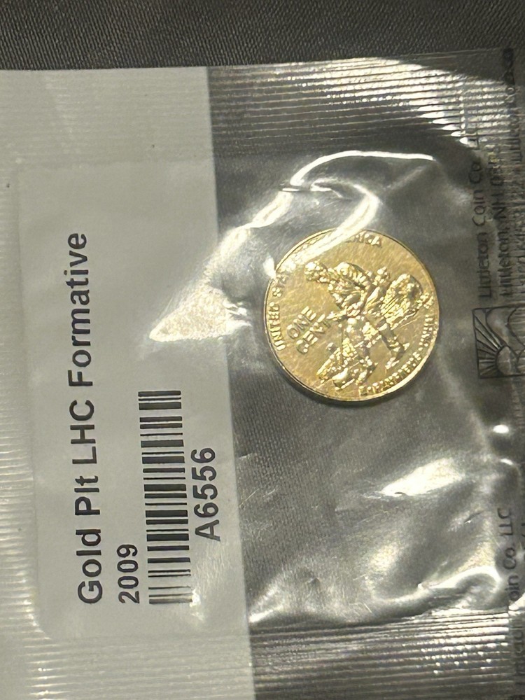 2009 Gold plated Lincoln  Small Cent Formative Years Denver Uncirculated