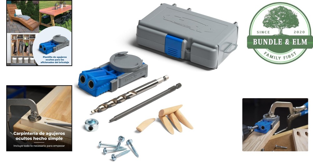 Efficient Pocket-Hole Jig for Creating Angled Joints with Plastic Construction