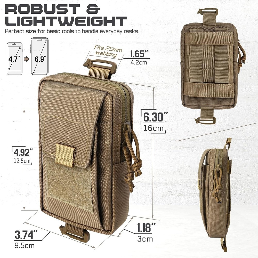 Utility Shoulder Strap Tactical Pouch - Quick Access EDC Storage Solution