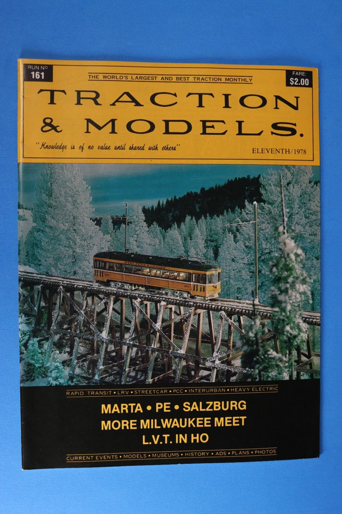 1978 Traction & Models Vintage Magazine 11 Issues Missing December