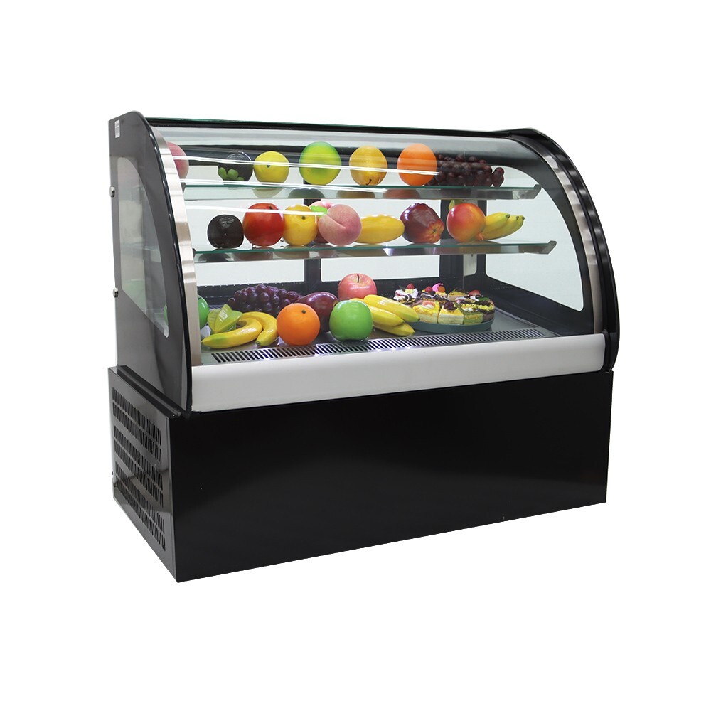 1 PC 35"Countertop Refrigerated Cake Showcase Bakery Cabinet w/Moisture Function