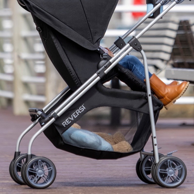 Lightweight Reversible Stroller Modular Design One-Hand Steering Large Storage