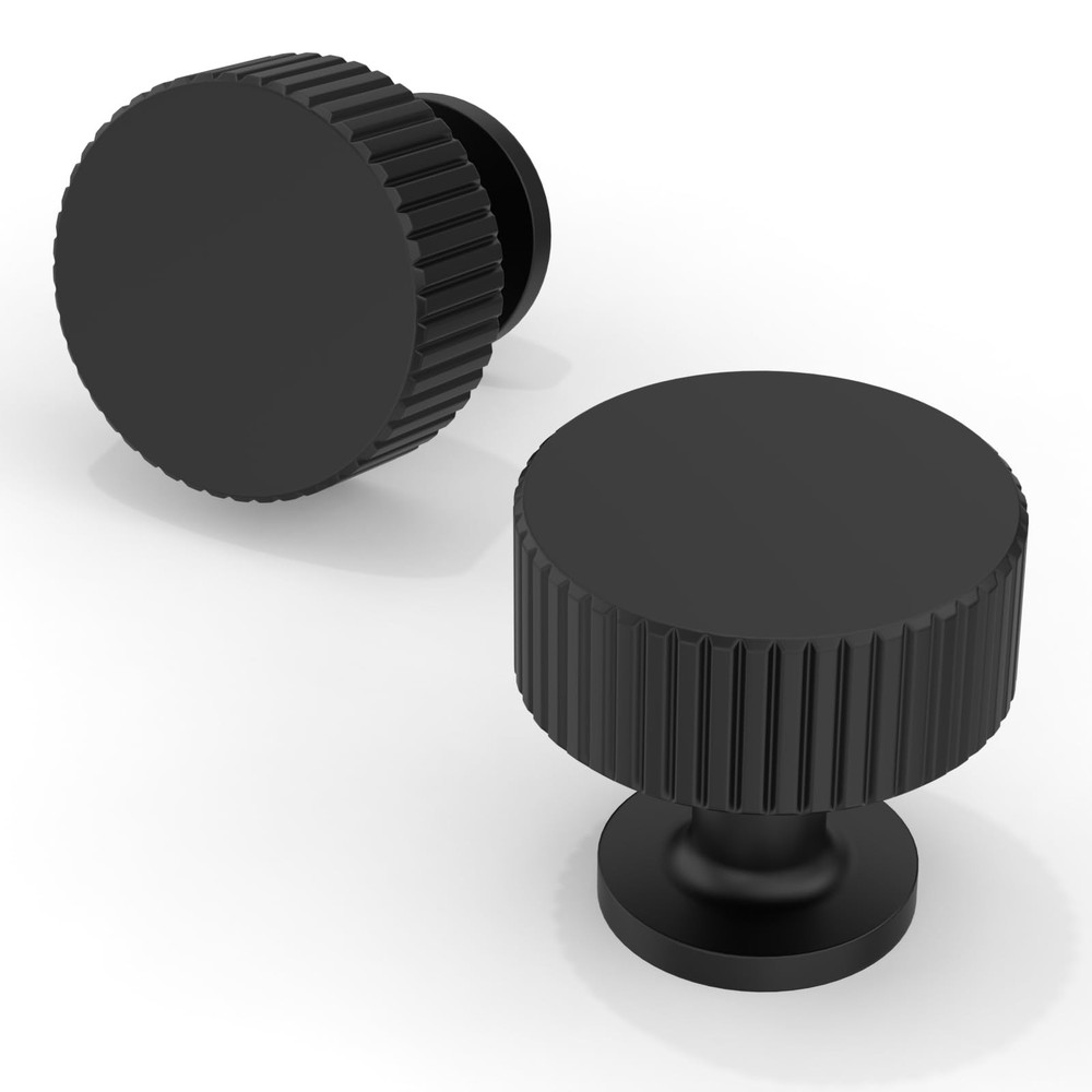 10 Pack Matte Black Kitchen Cabinet Knobs Cabinet Pulls Drawer Knobs Cabinet ...