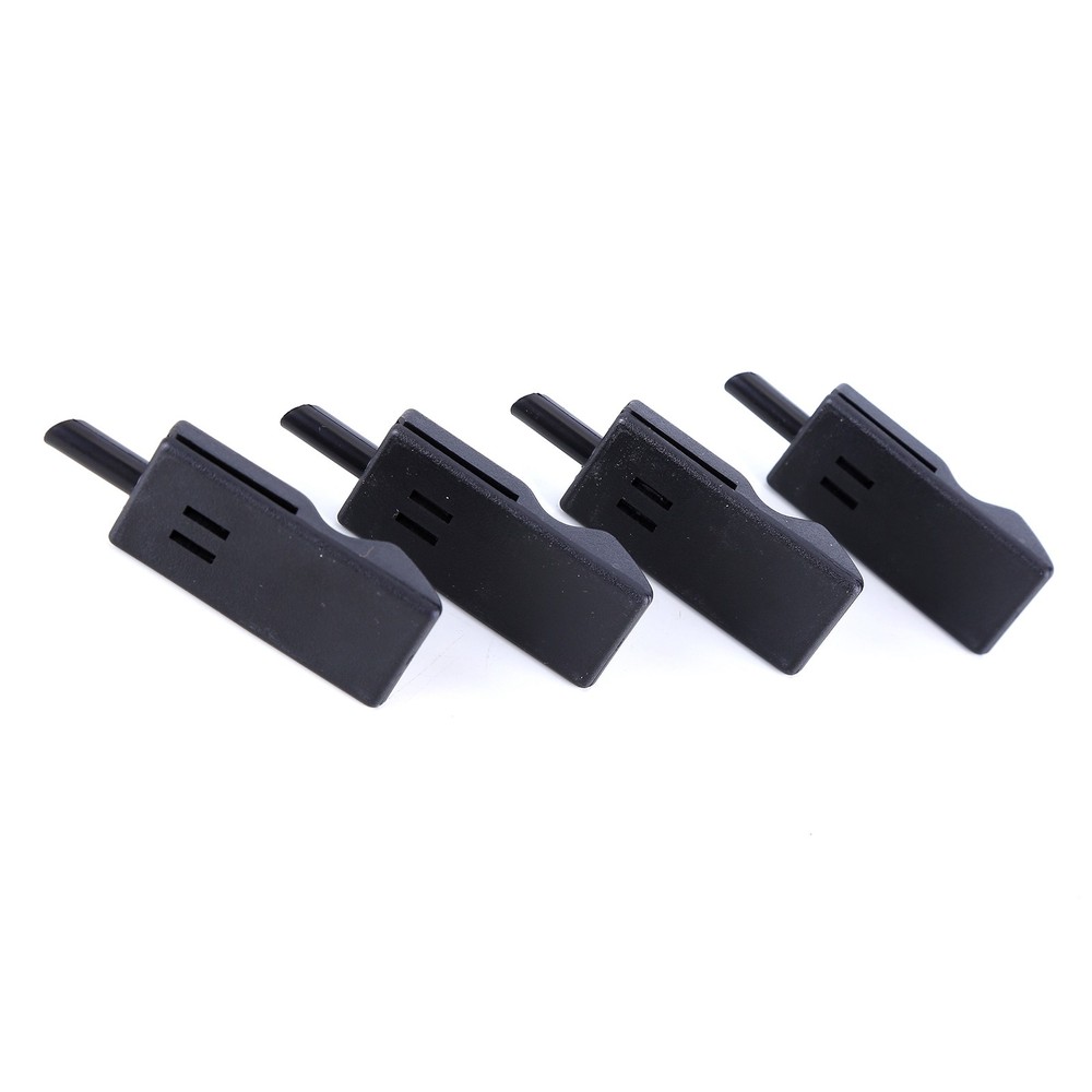 4PCS DOOR LOCK KNOBS FRONT/REAR EBONY FOR CHEVY/GMC SILVERADO/SIERRA 2007-2013