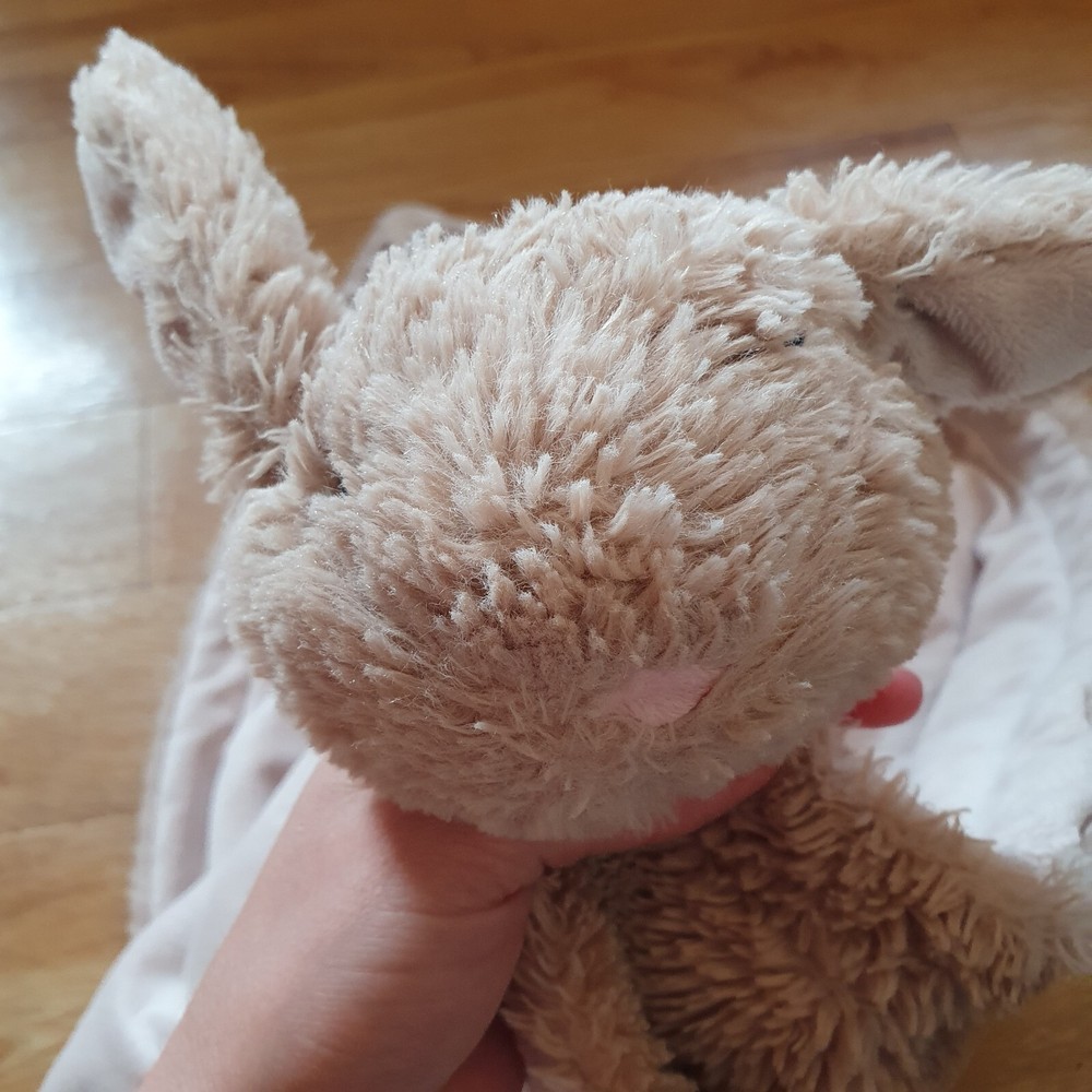 Jojo Maman Bebe Large Bunny Rabbit Blanket Blankie Comforter SEE DESCRIPTION
