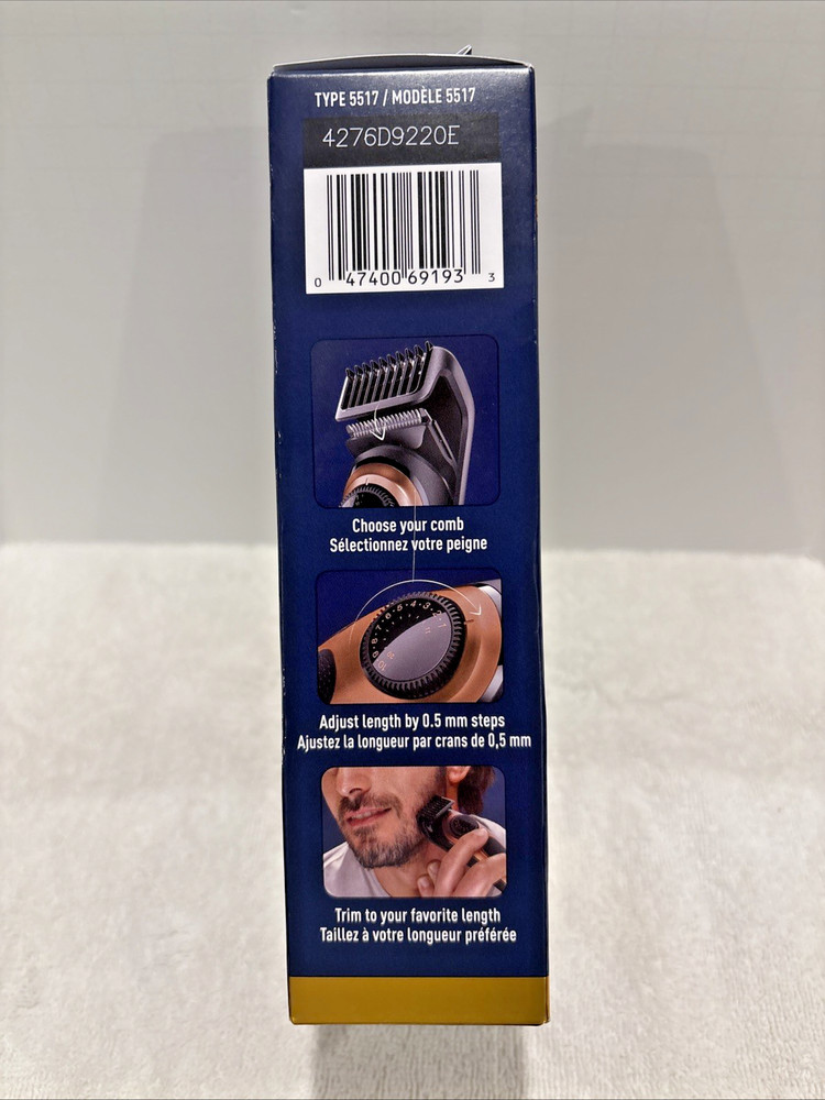 King C. Gillette Beard Trimmer PRO with 40 beard length settings in precise 0.5m