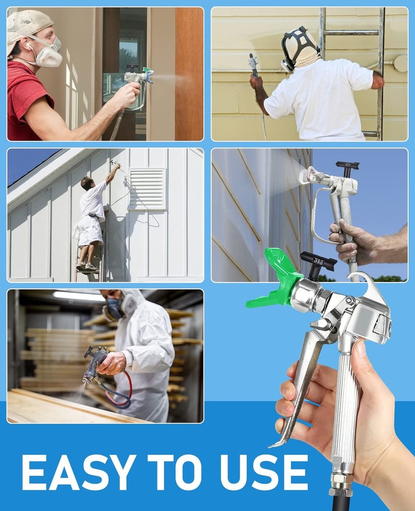 Spray Nozzle Spray tip Reversible Spray Tips Airless Paint Sprayer Nozzle Tip...