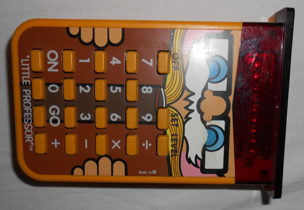 Vintage 1978 Texas Instruments Little Professor Electronic Learning Calculator