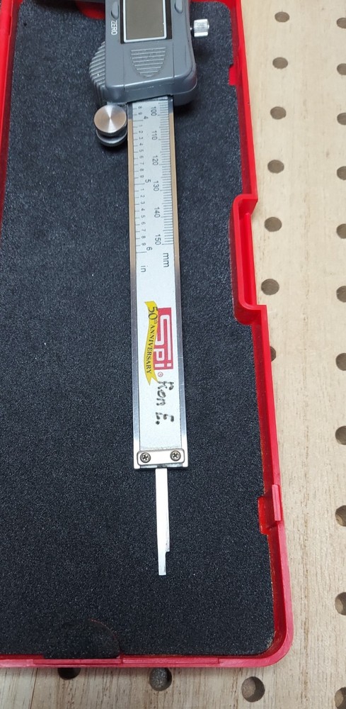 50th Anniversary SPI Digital Caliper 0-150mm With Case