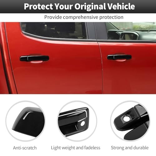 Mirror Shell, Door Housings Shell, Tailgate Handle Shell Trim Compatible Black