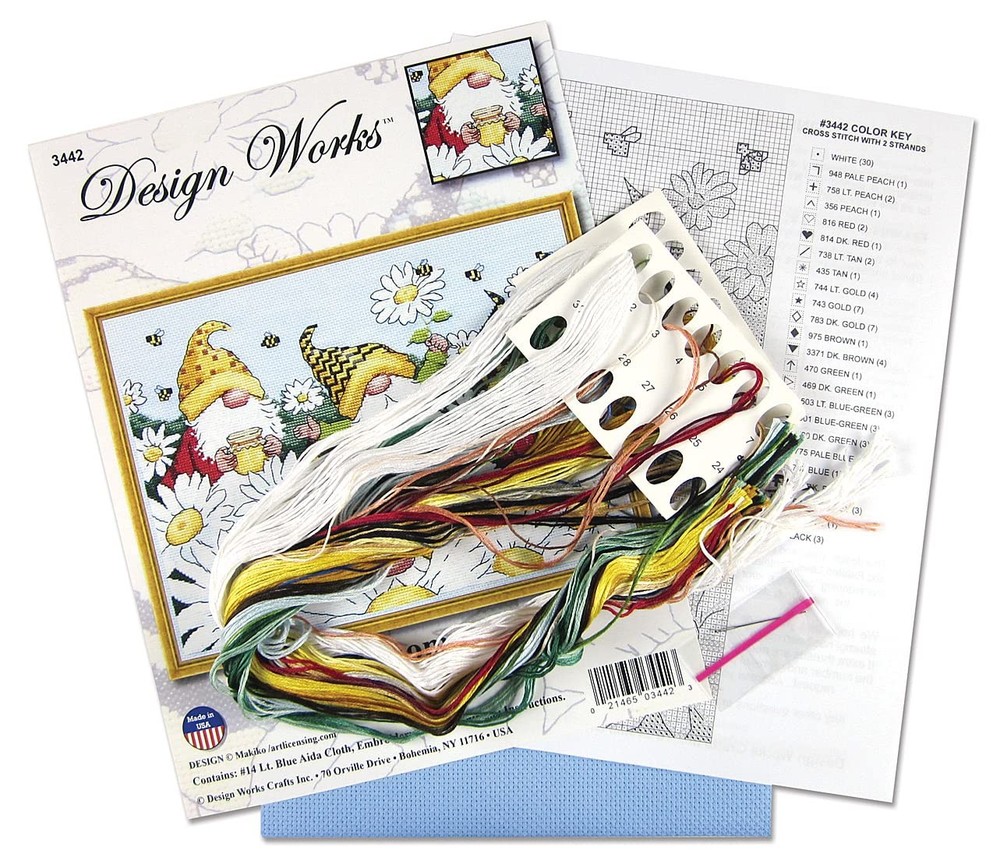 Gnomes Counted Cross Stitch Kit