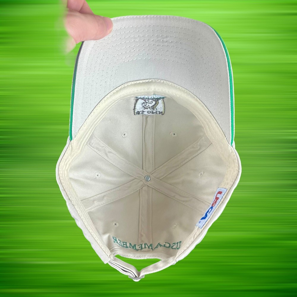 2008 US Open Oakmont Golf Hat USGA Adjustable Strapback Hat Brown