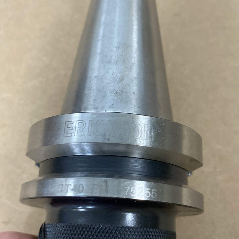 ERICKSON 3/4” Bore Solid Tool Holder 2.5” Projection .75” BT40EM075255