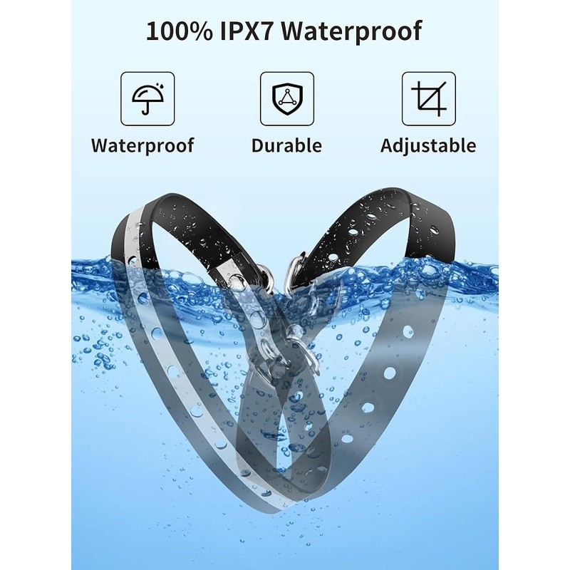 Adjustable Reflective Nylon Replacement Dog Collar Shock & Training Devices New