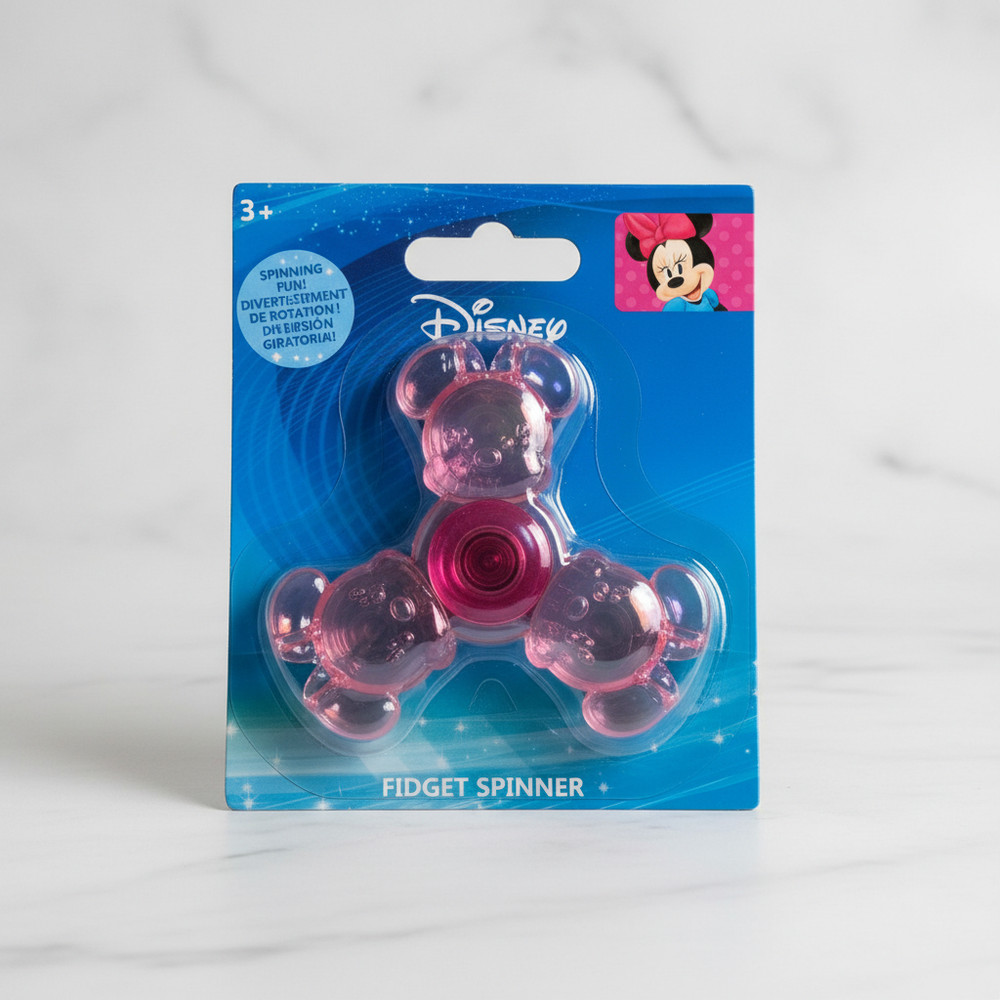 Disney Fidget Spinner 3 Pack Assorted Designs Sensory Toy New