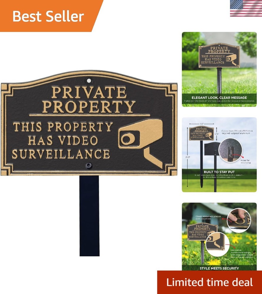 Private Property - This Property Has Video Surveillance” GardenBoss Statement...