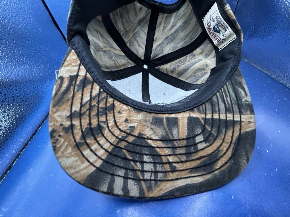 Flambeau Outdoors Camo Strapback Cap Hat Embroider Reelfoot One Size Adjustable