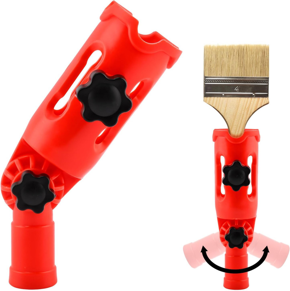 Multi-Angle Paint Brush Extender for High Ceiling,Extension Pole Attachment Hold