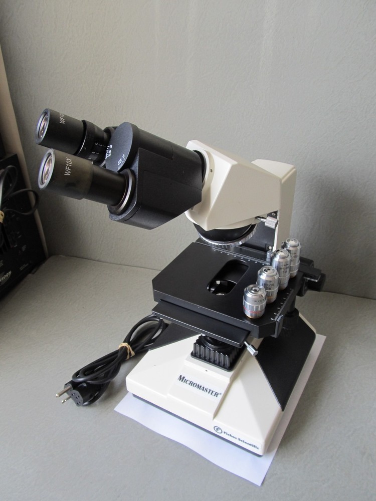 Fisher Micromaster 12-561B Binocular Microscope ***Pls Read