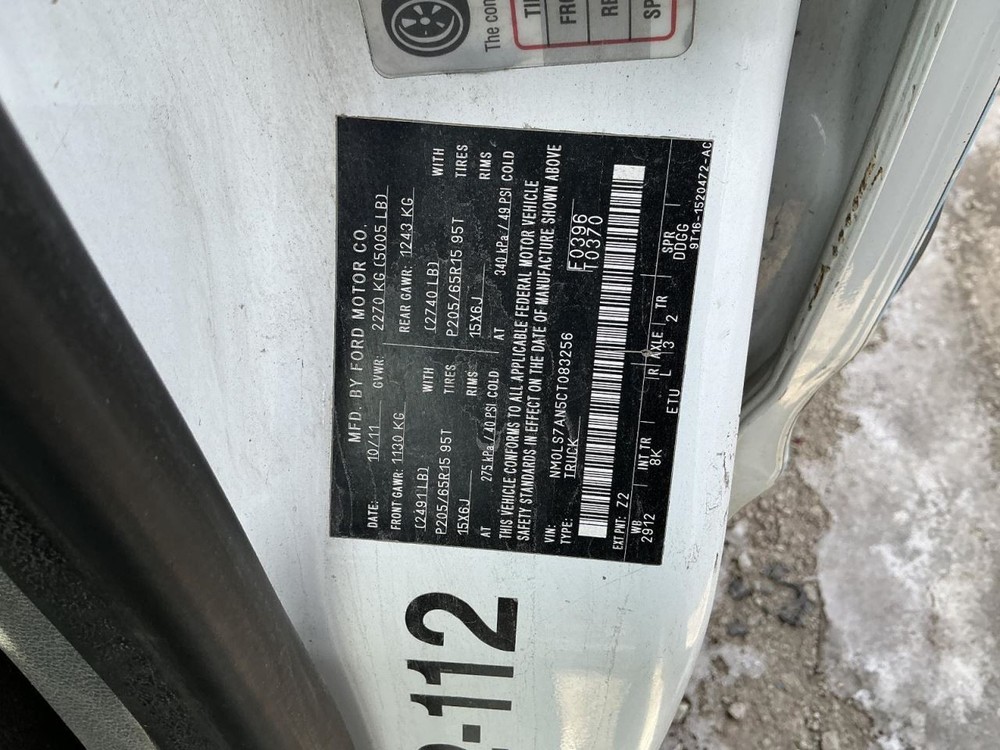 System Restraint Bag Module Lpg Under Center Console Fits 10-13 TRANSIT CONNECT