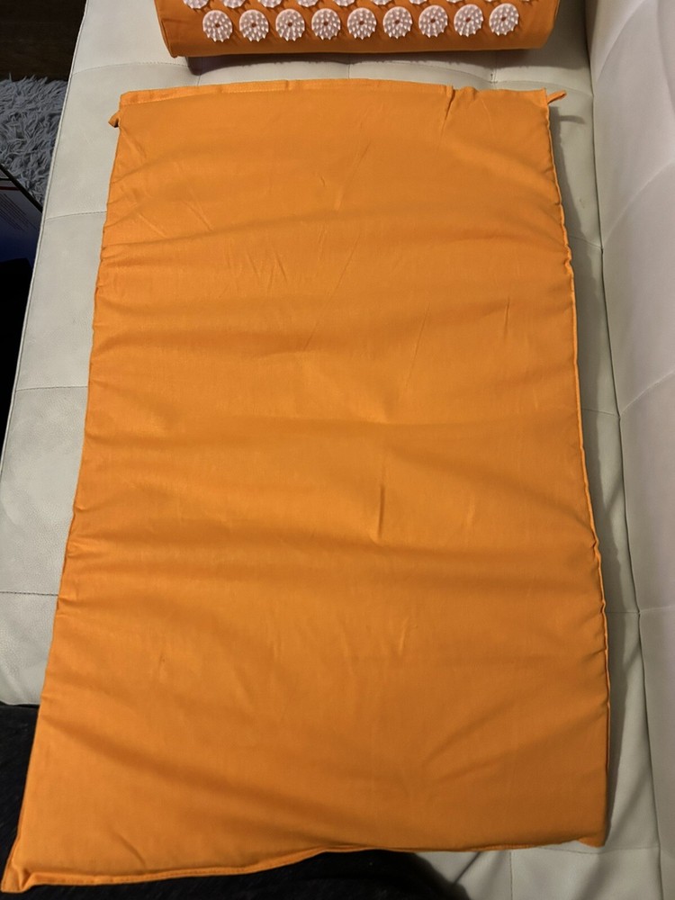 ProSource Acupressure Mat and Pillow Set - Orange