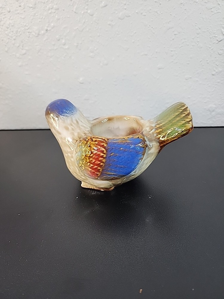 Colorful Ceramic Bird Tealight holder