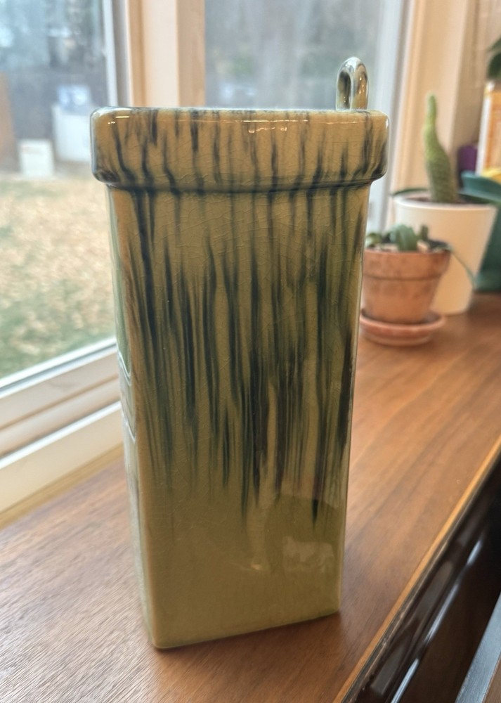 Arhaus Ceramic Drip Wall Vase/Planter